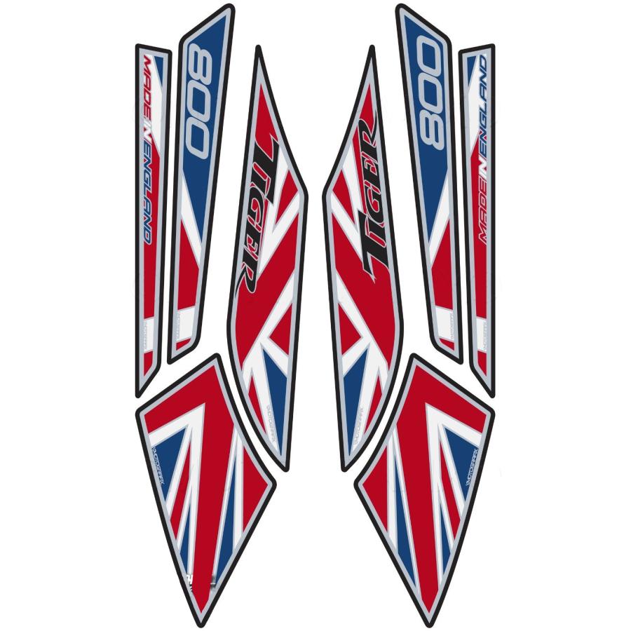 モトグラフィックス ボディパッド ユニオンジャック TRIUMPH Tiger800 MT-BT002UJ