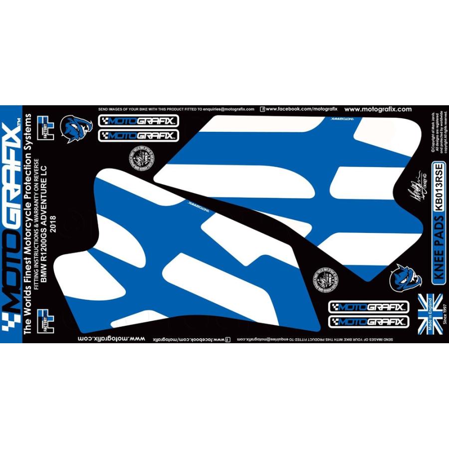 モトグラフィックス ボディーパッド KNEE (RSE) R1200 GS Adventure LC MT-KB013RSE