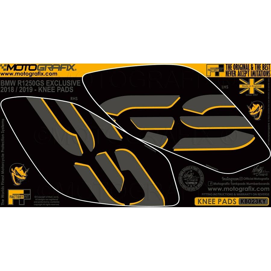 モトグラフィックス ボディパッド KNEE BMW R1250GS MT-KB023KY