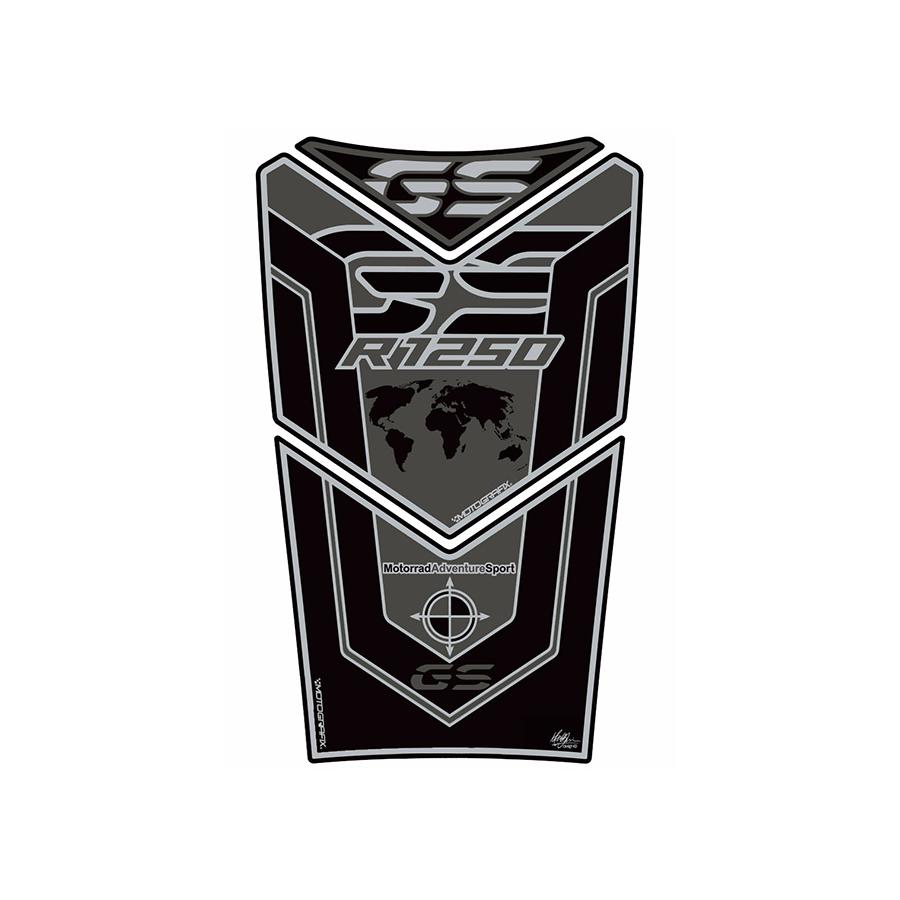 モトグラフィックス タンクパッド グレー/ブラック BMW R1250GS Adventure MT-TB039KSE