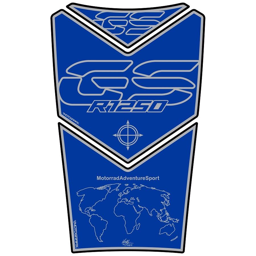 モトグラフィックス タンクパッド ブルー BMW R1250GS MT-TB041BS