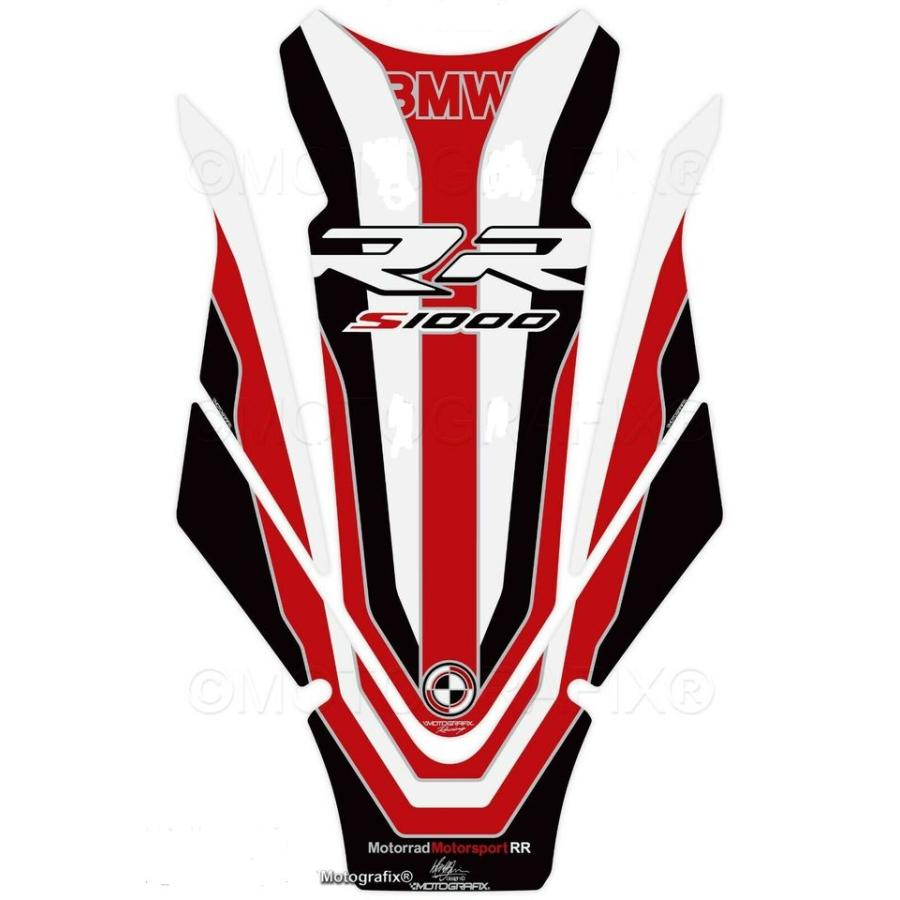 モトグラフィックス タンクパッド レッド/ホワイト BMW S1000RR MT-TB043RWK