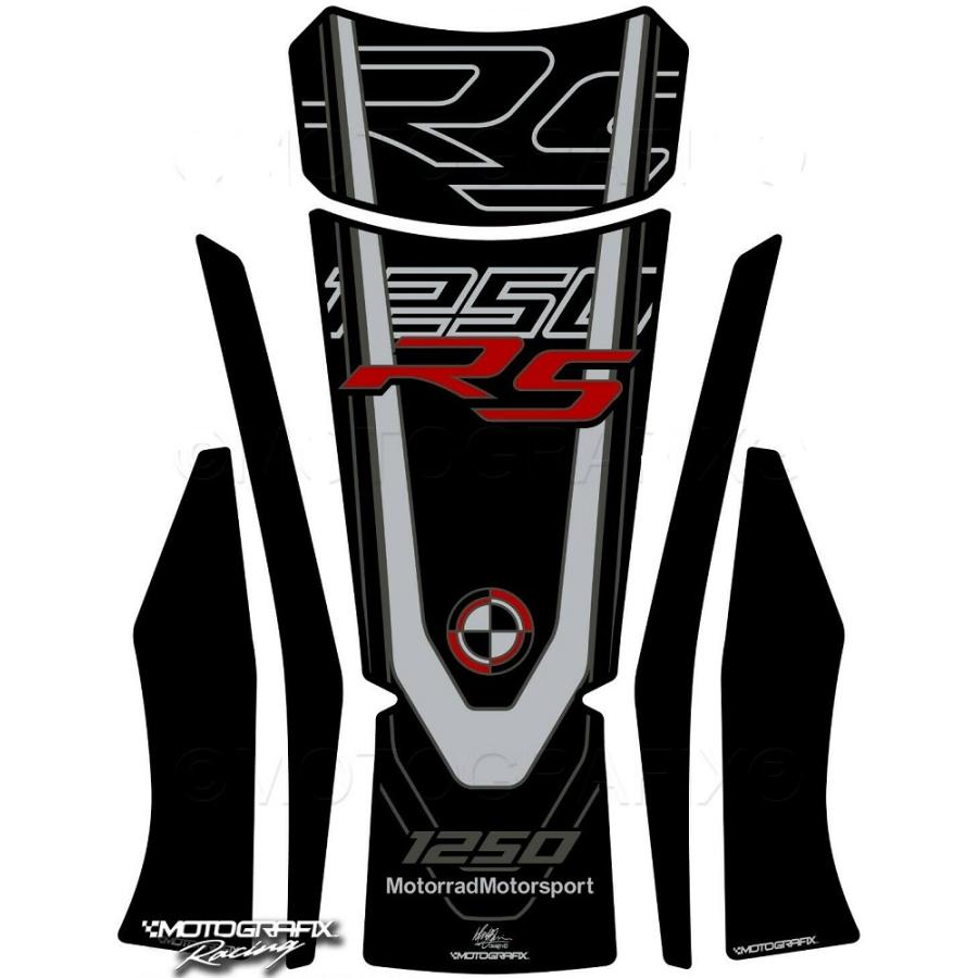 モトグラフィックス タンクパッド ブラック/グレー BMW R1250RS MT-TB044KS