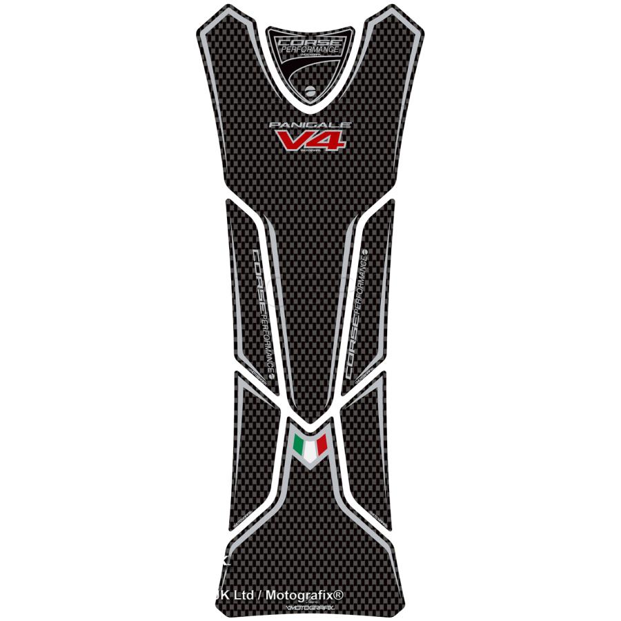 モトグラフィックス タンクパッド (CR) Panigale V4 Series MT-TD027CR