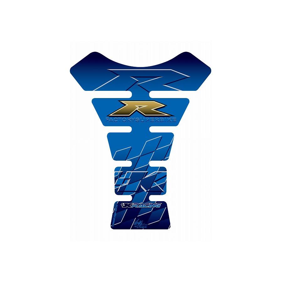 モトグラフィックス タンクパッド ブルー KAWASAKI SPINE MT-TK005B