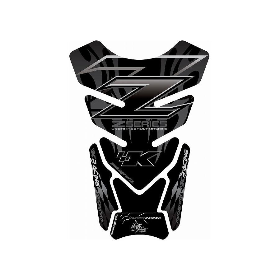 Rakuten - モトグラフィックス タンクパッド ブラック KAWASAKI QUADPAD MT-TK009K