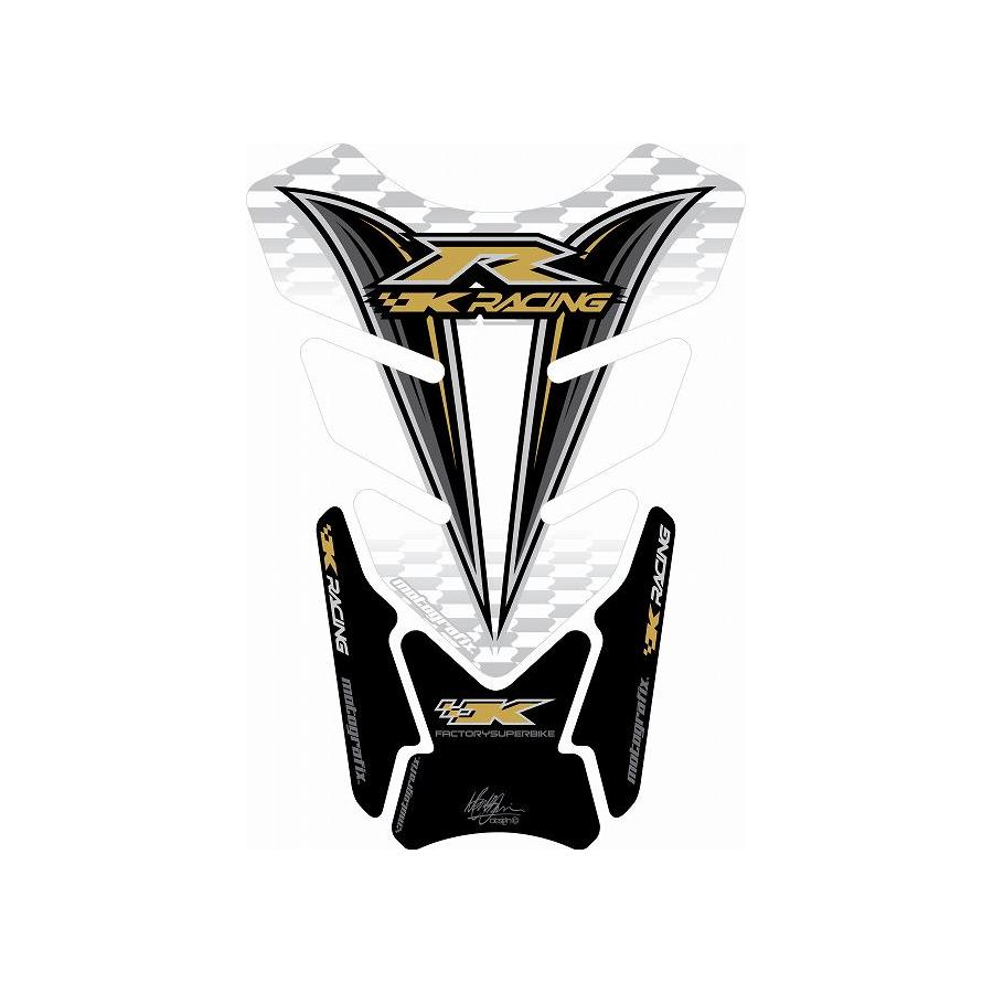 モトグラフィックス タンクパッド シルバー KAWASAKI QUADPAD MT-TK012S