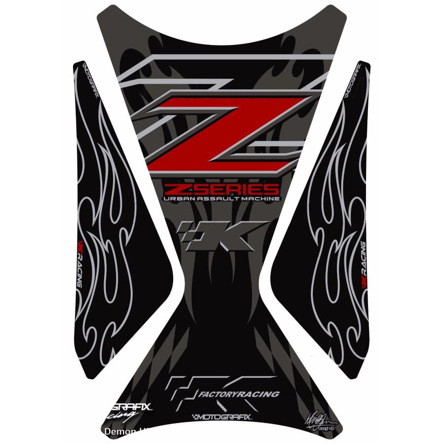 KAWASAKI - モトグラフィックス タンクパッド ブラック Z1000 MT-TK021KRF