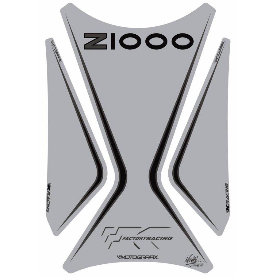 KAWASAKI - モトグラフィックス タンクパッド シルバー Z1000 MT-TK022S