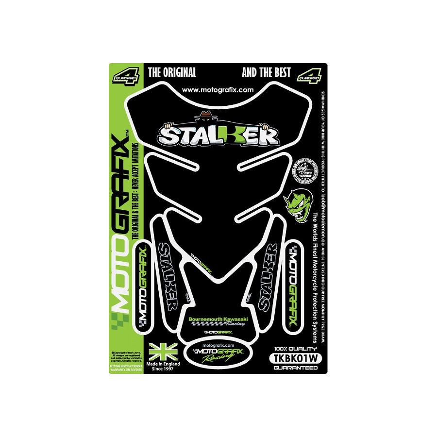 モトグラフィックス タンクパッド STALKER KAWASAKI STREET MT-TKBK01W