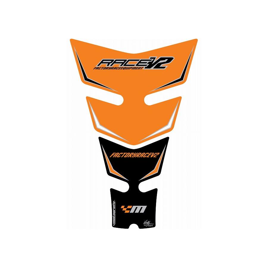 モトグラフィックス タンクパッド オレンジ KTM RC8 MT-TKTM01O