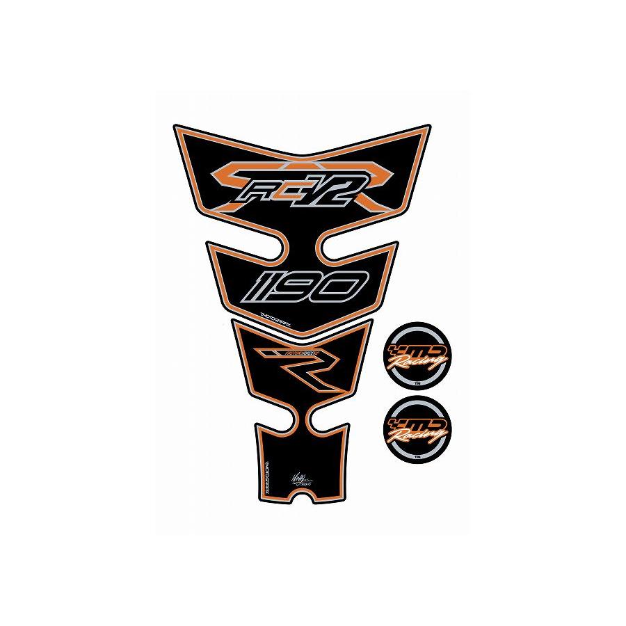 モトグラフィックス タンクパッド ブラック KTM RC8R MT-TKTM02K