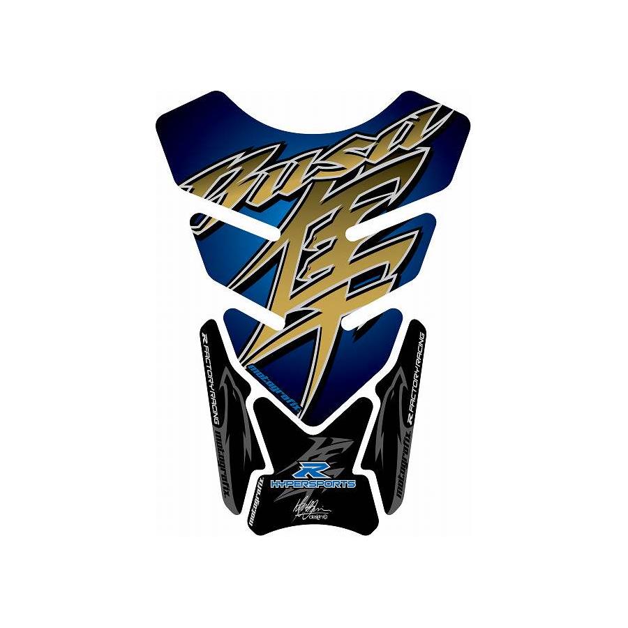 SUZUKI - モトグラフィックス タンクパッド ブルー/ブラック GSX1300R隼 MT-TS019B