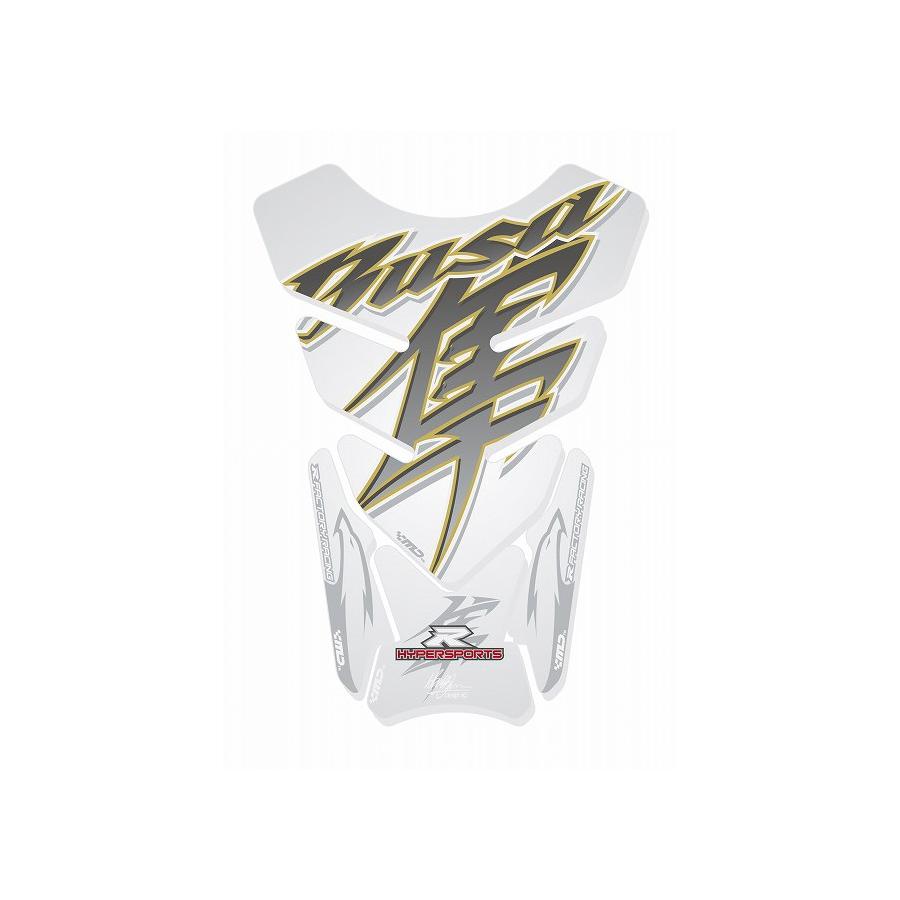 SUZUKI - モトグラフィックス タンクパッド ホワイト GSX1300R隼 MT-TS019W