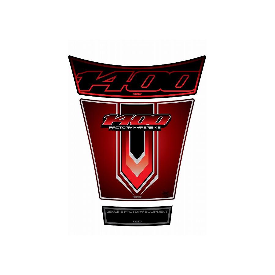 SUZUKI - モトグラフィックス タンクパッド レッド GSX1400 MT-TS022R
