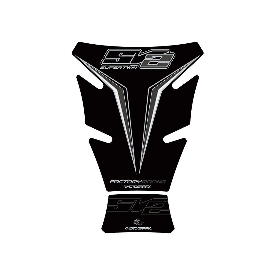 SUZUKI - モトグラフィックス タンクパッド ブラック SV650S/1000S MT-TS028K