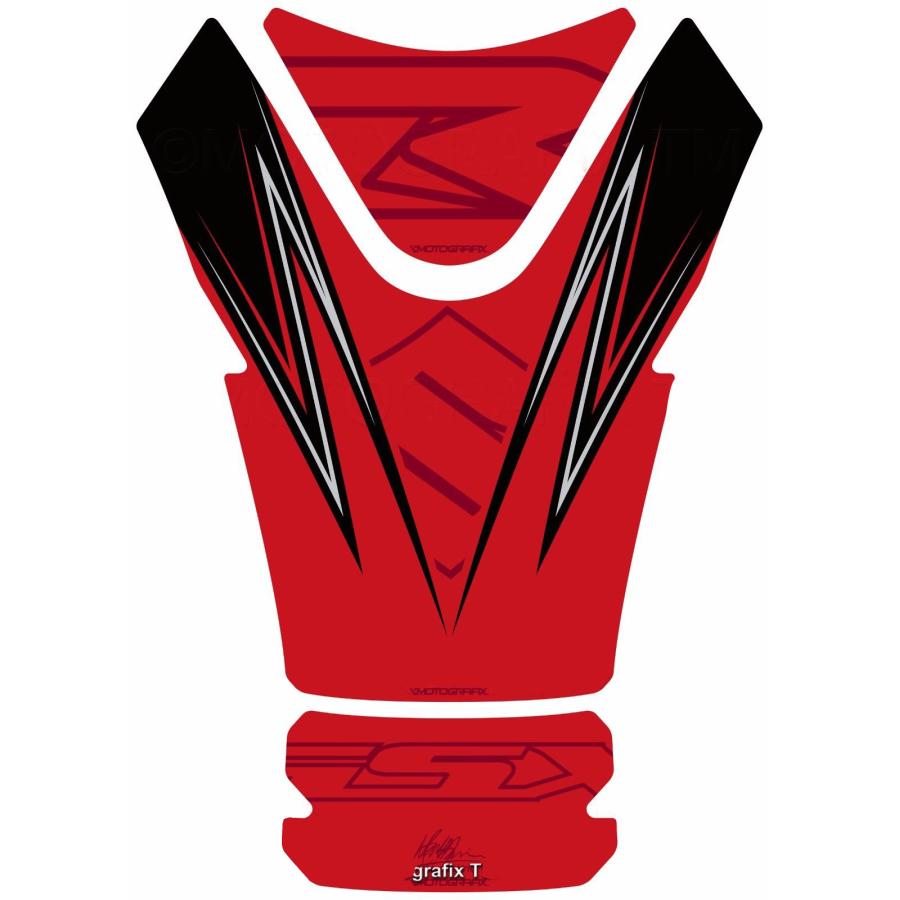 モトグラフィックス タンクパッド レッド GSX-R1000 MT-TS031R