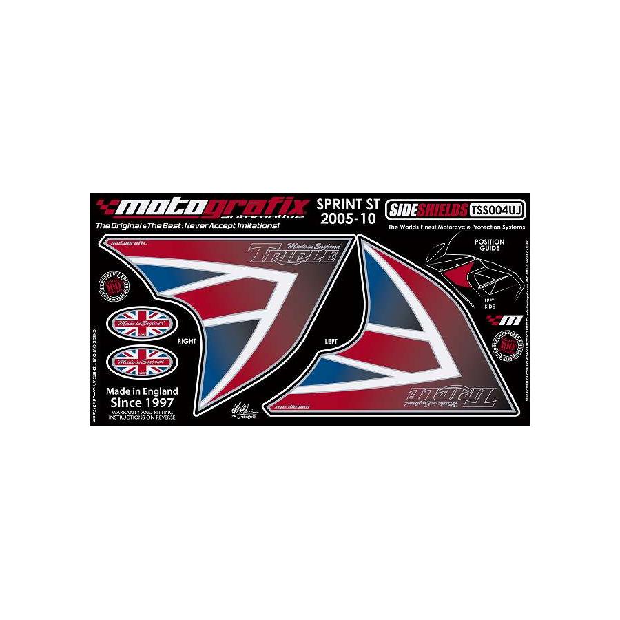 モトグラフィックス ボディパッド SIDE COWL SPRINT ST MT-TSS004UJ