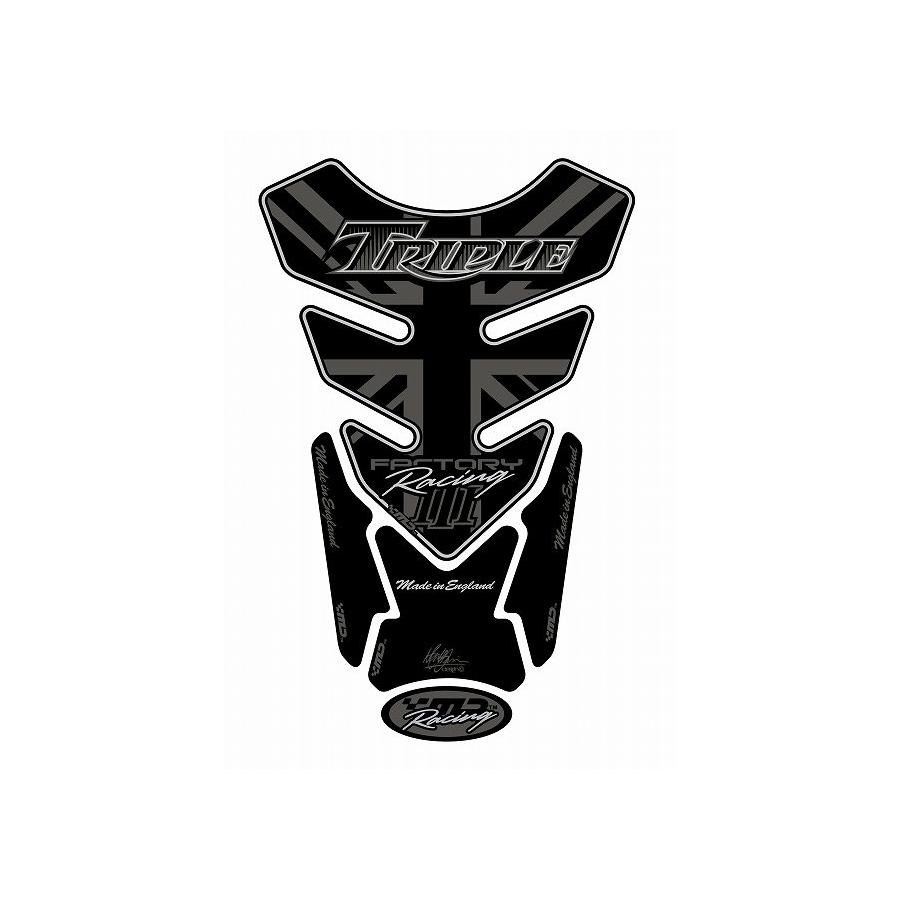 モトグラフィックス タンクパッド ブラック TRIUMPH Speed Triple R MT-TT014KS
