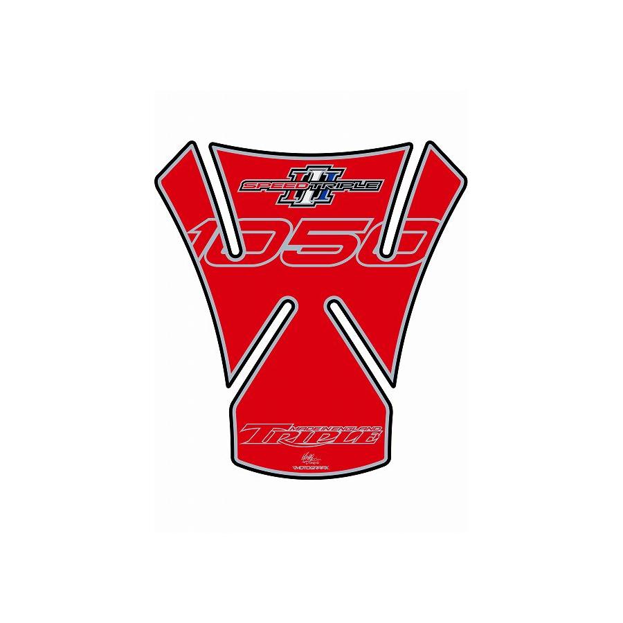 モトグラフィックス タンクパッド レッド2 SPEED TRIPLE 1050 MT-TT017R2
