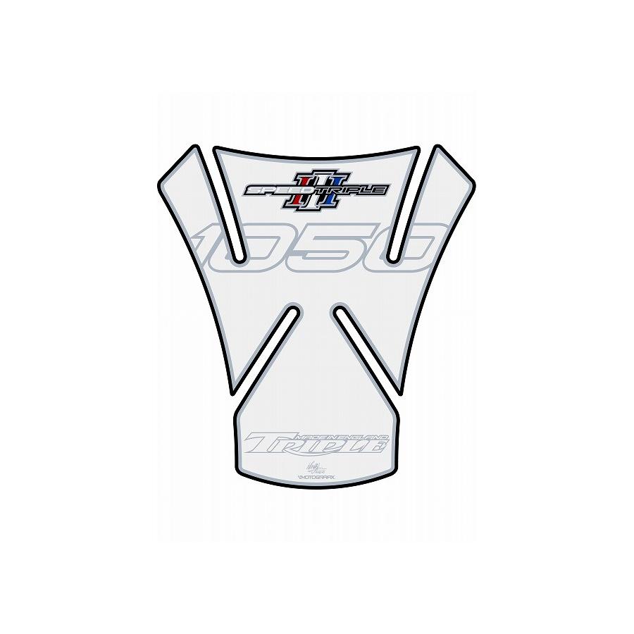モトグラフィックス タンクパッド ホワイト3 SPEED TRIPLE 1050 MT-TT017W3