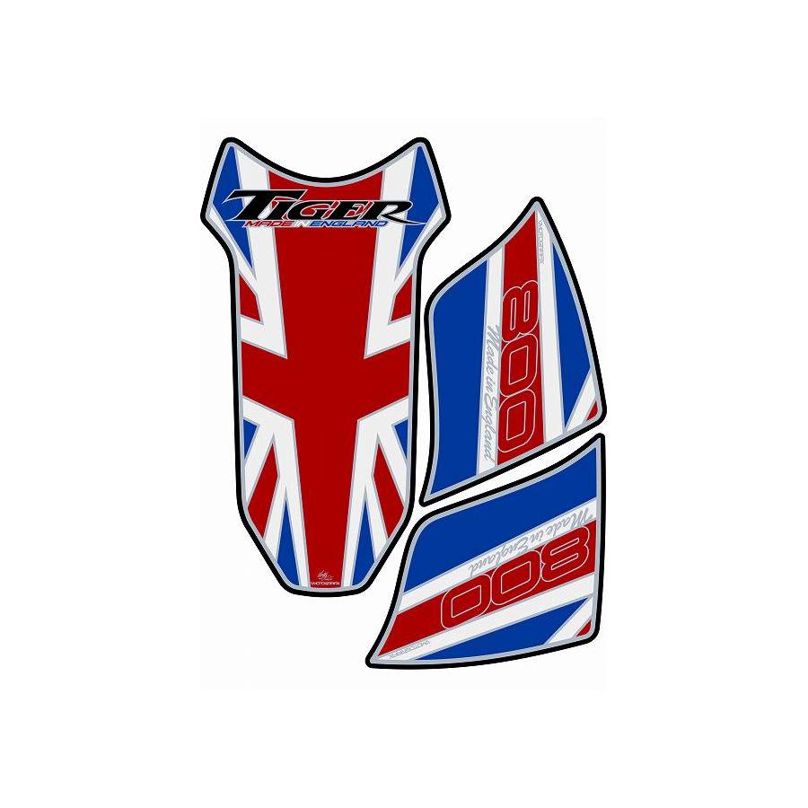 モトグラフィックス タンクパッド ユニオンジャック TIGER800 MT-TT018UJ