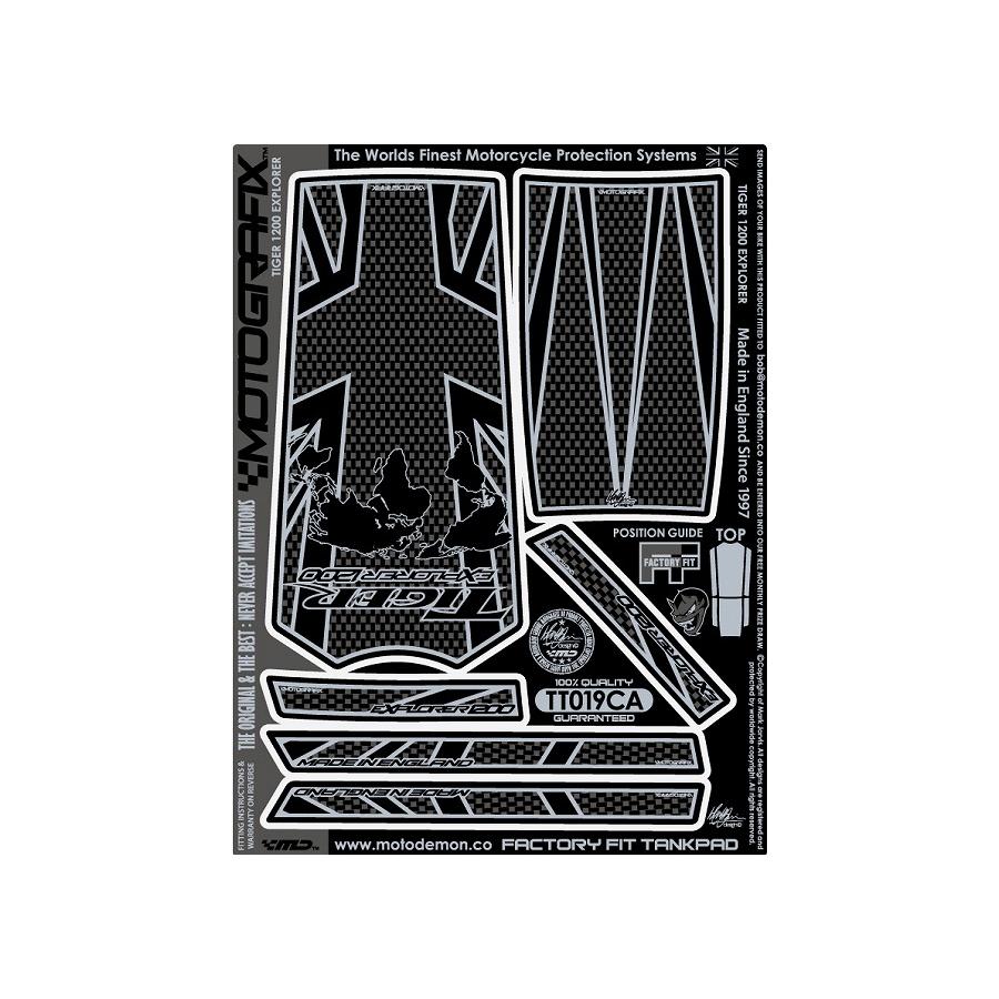 モトグラフィックス タンクパッド CA/UNIONJACK TIGER EXPLORER1200 MT-TT019CA