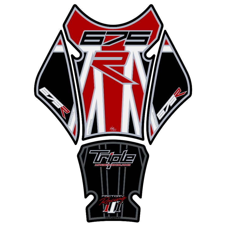 モトグラフィックス タンクパッド ユニオンジャック/レッド DAYTONA675R MT-TT021RJ