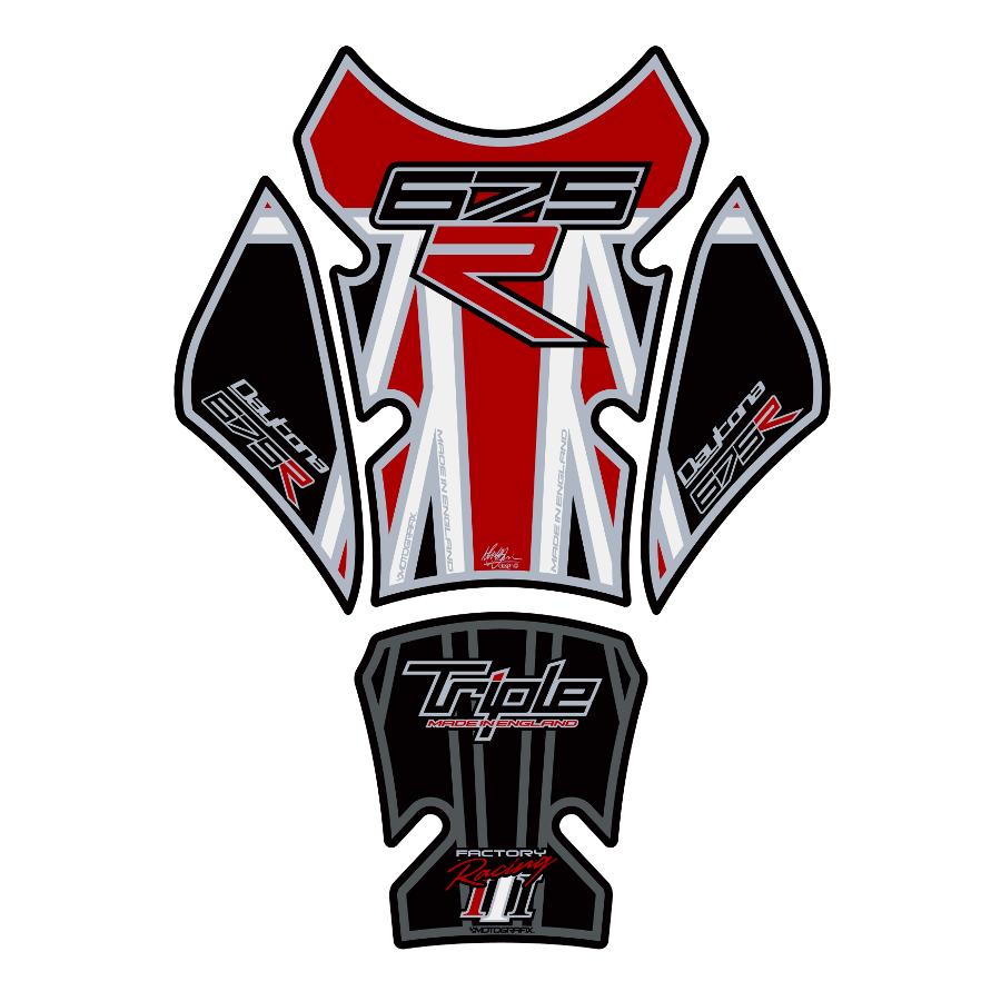 モトグラフィックス タンクパッド ユニオンジャック/レッド DAYTONA675R MT-TT022RJ