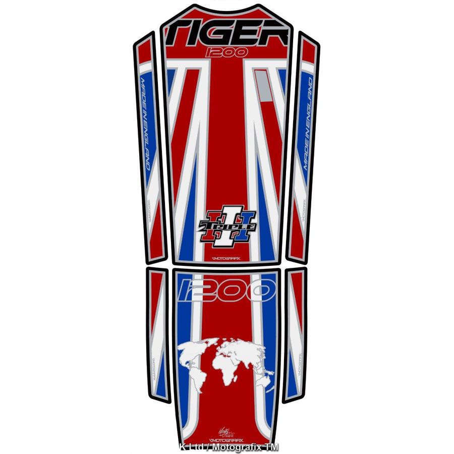 モトグラフィックス タンクパッド ユニオンジャック Tiger1200 MT-TT028UJ