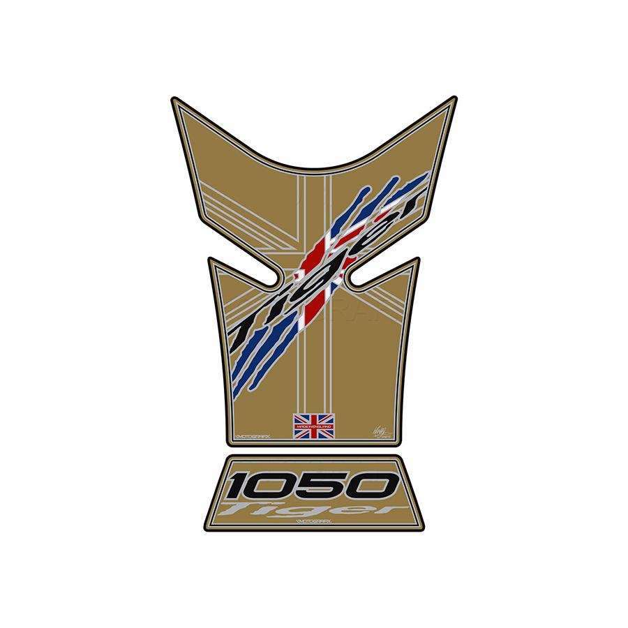 モトグラフィックス タンクパッド ゴールド TRIUMPH Tiger1050 06-12 MT-TT030A