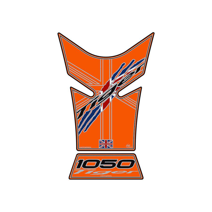 モトグラフィックス タンクパッド オレンジ TRIUMPH Tiger1050 06-12 MT-TT030O