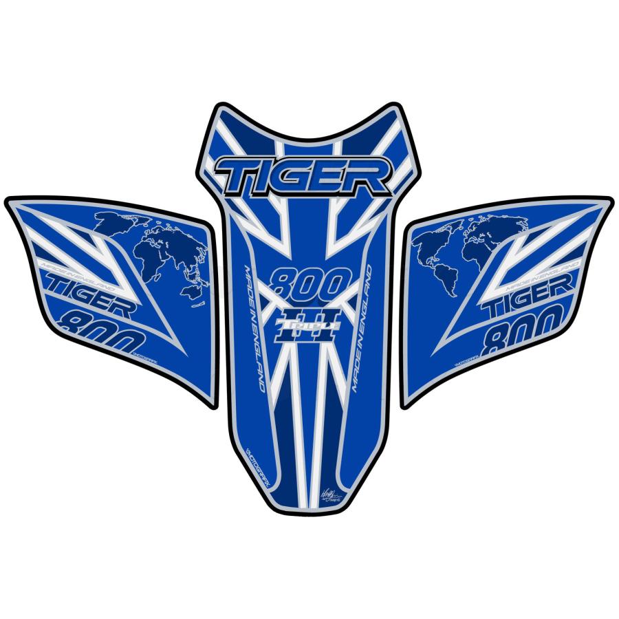 モトグラフィックス タンクパッド (BBUJ) Tiger800 MT-TT031BBUJ