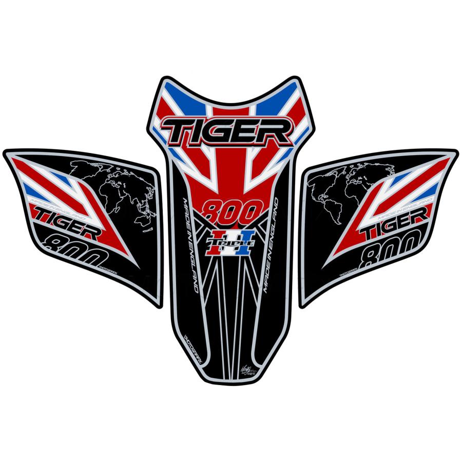 モトグラフィックス タンクパッド (KKUJ) Tiger800 MT-TT031KKUJ