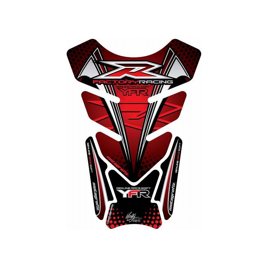 Rakuten - モトグラフィックス タンクパッド レッド YAMAHA QUADPAD MT-TY014R