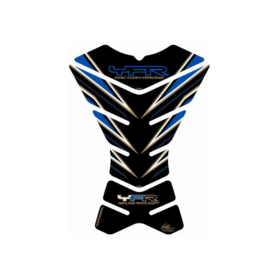 モトグラフィックス タンクパッド ブラック/ブルー X3 SERIES MT-X3Y2KB