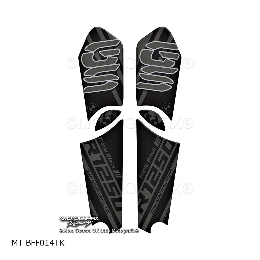 モトグラフィックス フロントフェンダーキット R1250GS/R1250GS Adventure/Triple ブラック Edition MT-BFF014TK