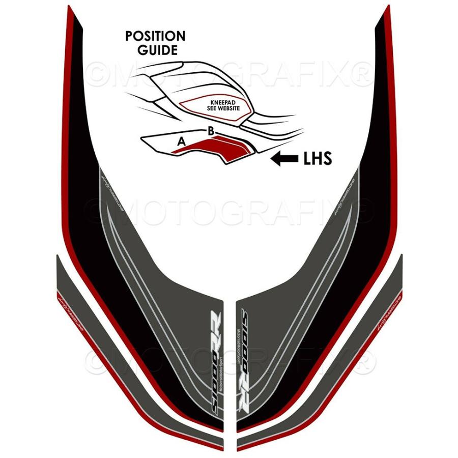 モトグラフィックス タンクプロテクター/ Shields BMW S1000RR MT-BKL001EKR