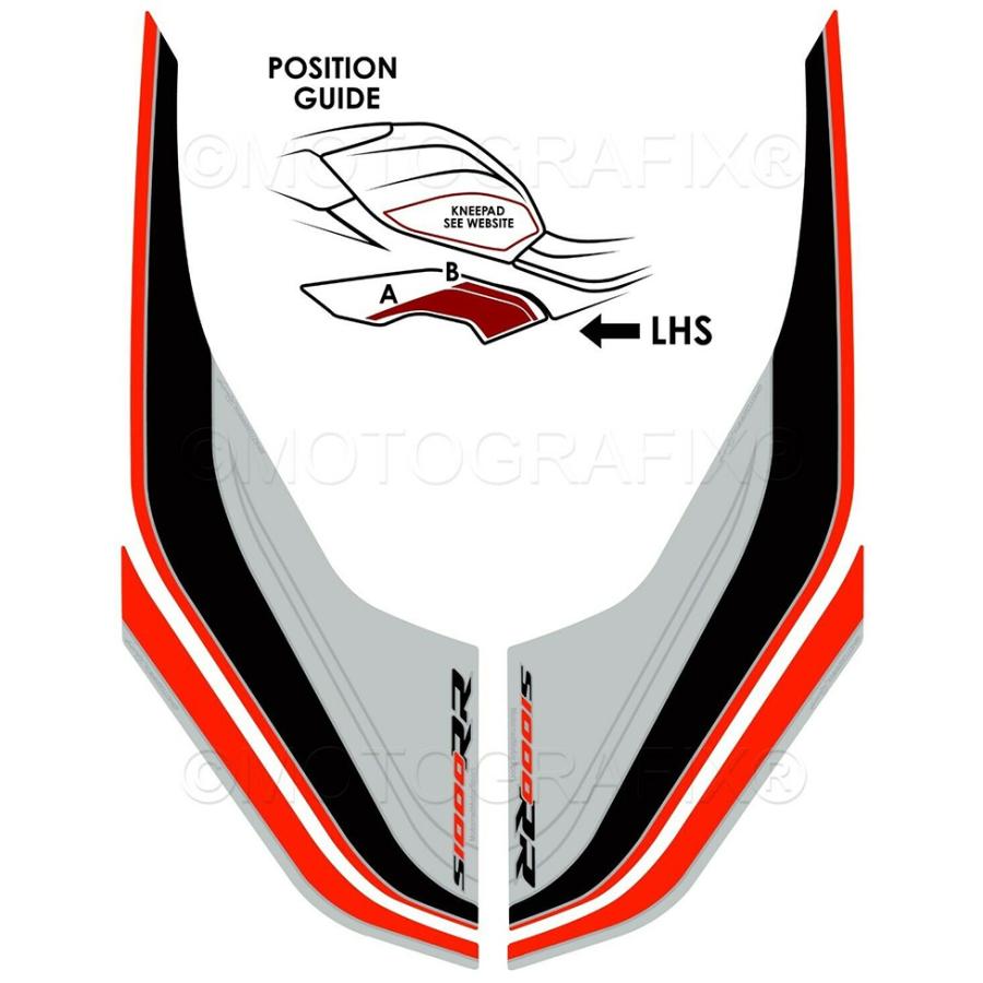 モトグラフィックス タンクプロテクター/ Shields BMW S1000RR MT-BKL001HS