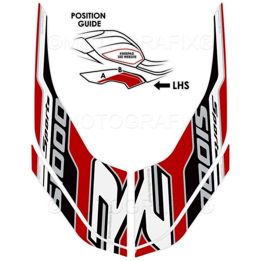モトグラフィックス タンクプロテクター/ Shields BMW S1000R MT-BKL002RKW