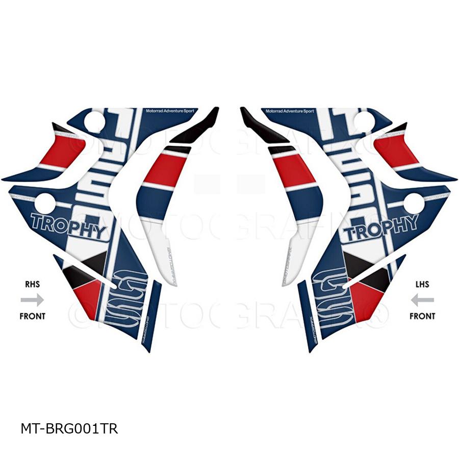 モトグラフィックス Number Board Decal Protector R1250GS/Trophy Edition MT-BRG001TR