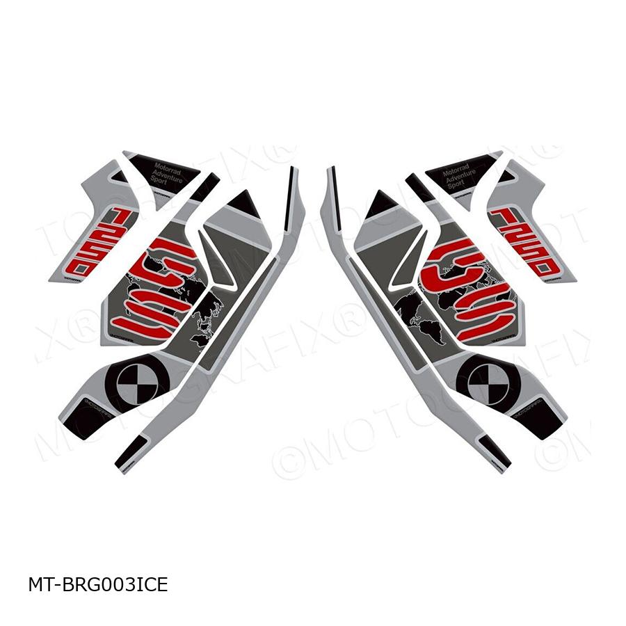 モトグラフィックス Number Board Decal Protector R1250GS Adventure MT-BRG003ICE