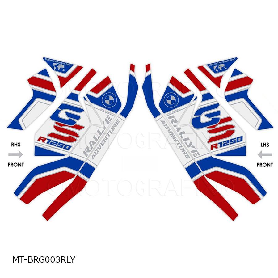 モトグラフィックス Number Board Decal Protector R1250GS Adventure/Rallye Edition MT-BRG003RLY