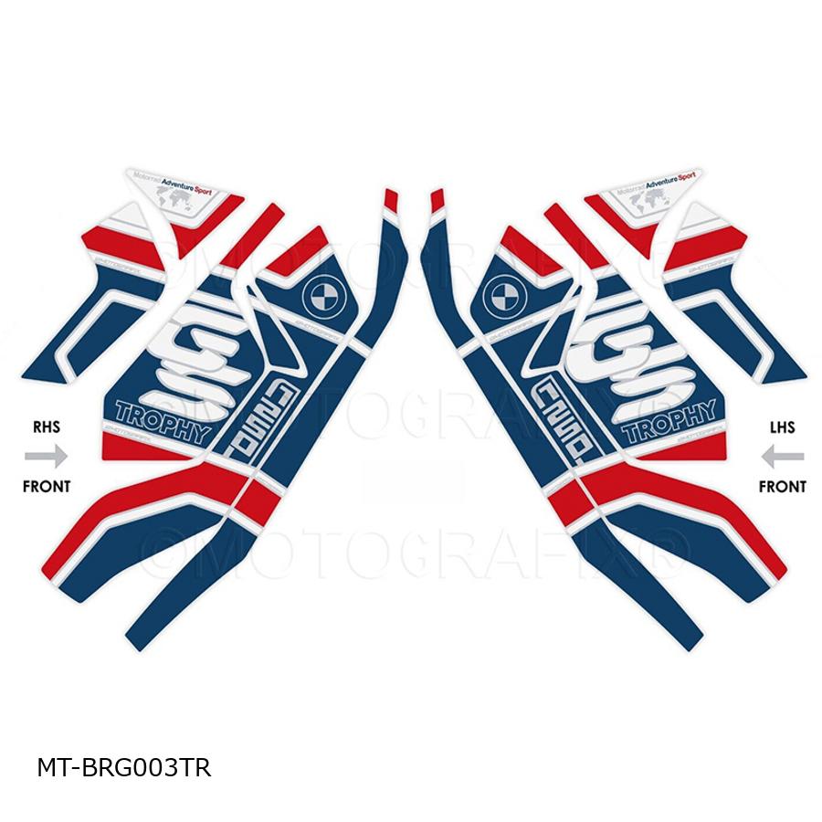 モトグラフィックス Number Board Decal Protector R1250GS Adventure/Trophy Edition MT-BRG003TR