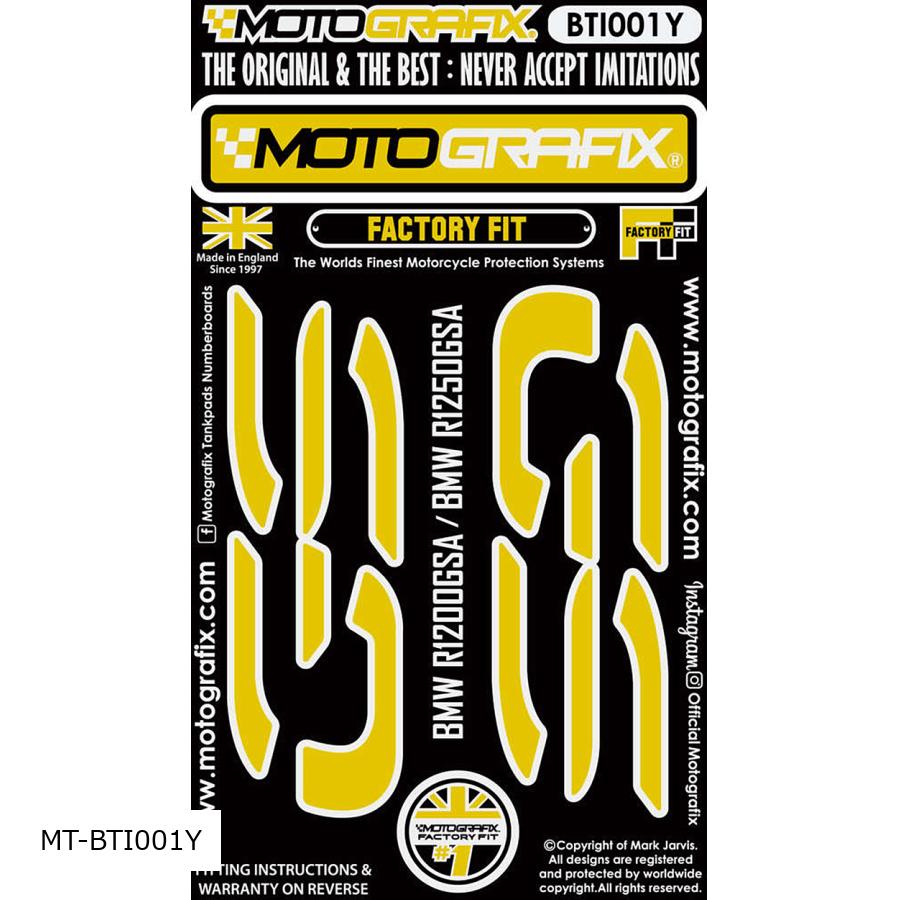 モトグラフィックス GS Tank Logo Infills R1200GS/R1250GS Adventure MT-BTI001Y