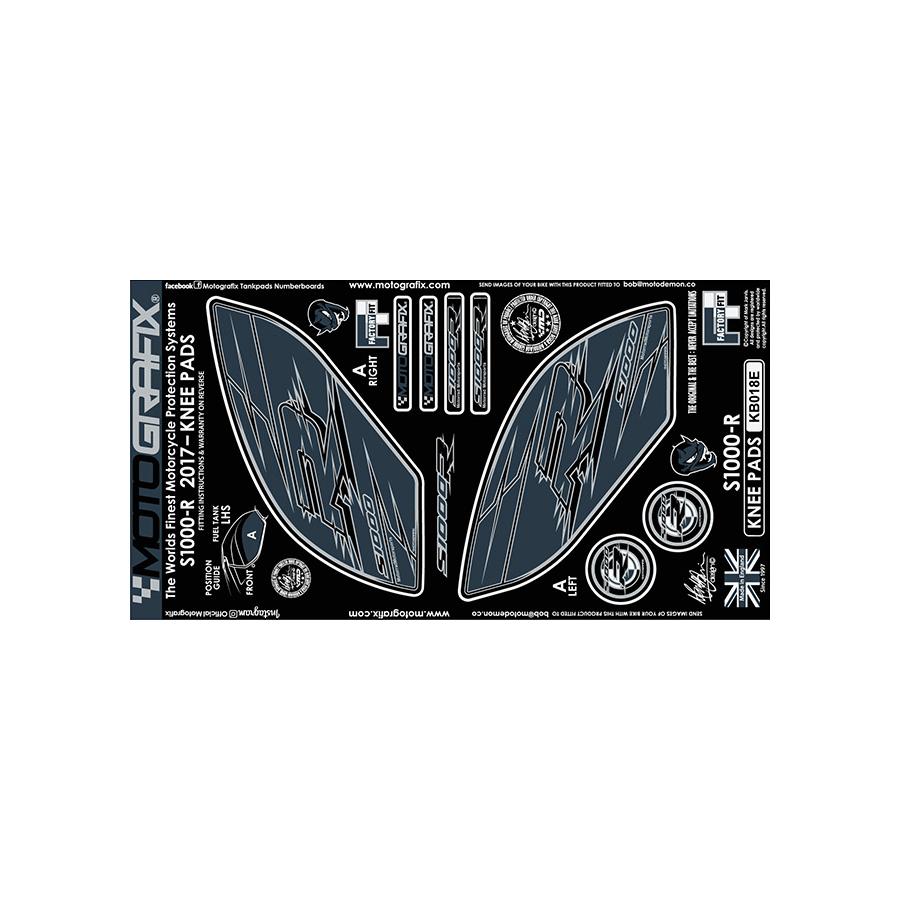 モトグラフィックス ボディパッド KNEE BMW S1000R MT-KB018E