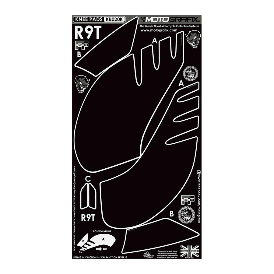 モトグラフィックス ボディパッド KNEE BMW R Nine T MT-KB020K