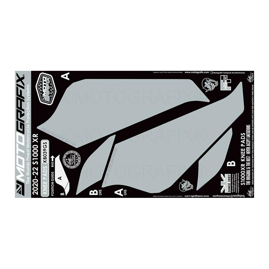 モトグラフィックス ボディパッド KNEE BMW S1000XR MT-KB039GS