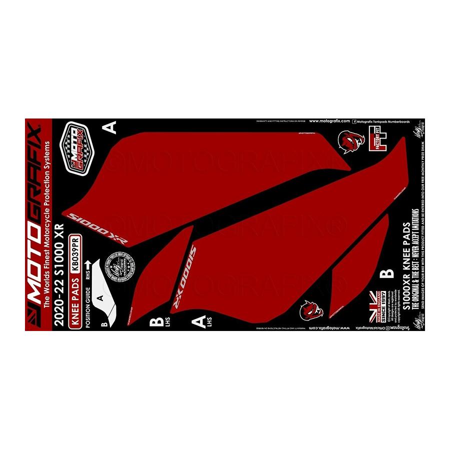 モトグラフィックス ボディパッド KNEE BMW S1000XR MT-KB039PR