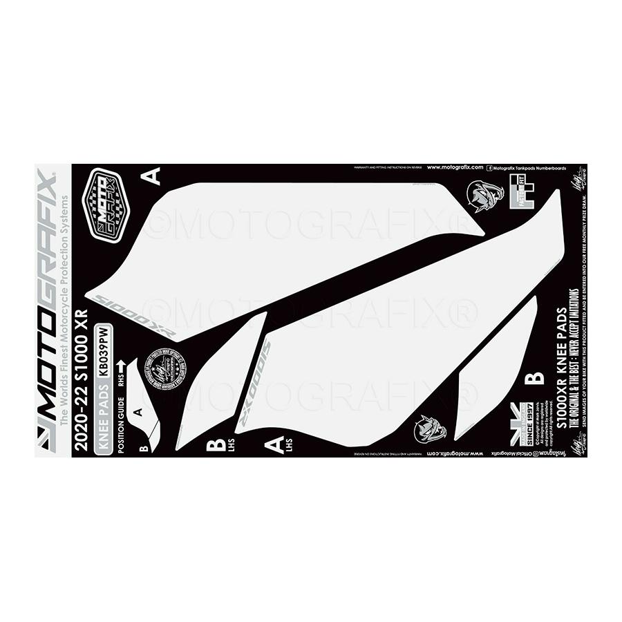 モトグラフィックス ボディパッド KNEE BMW S1000XR MT-KB039PW